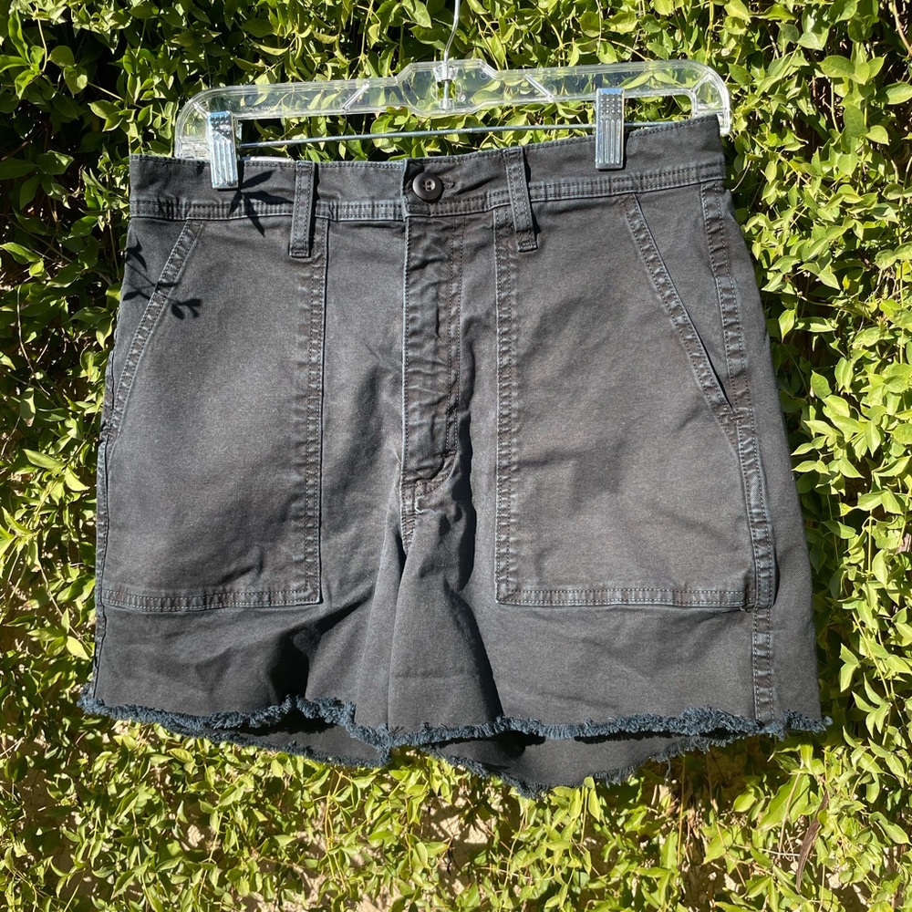 AMO Sybil Military Shorts in Black